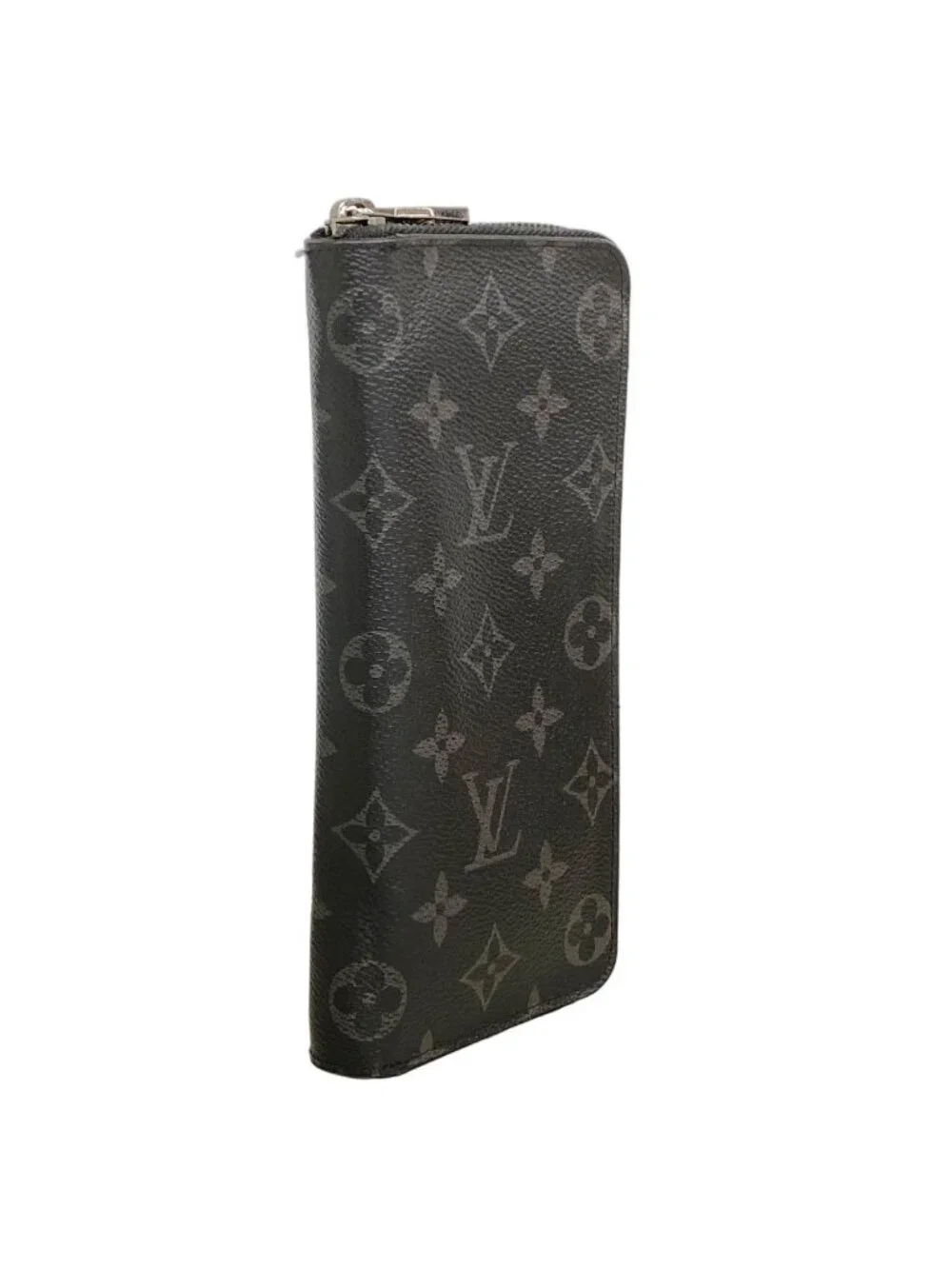 Louis Vuitton Wallet Monogram Eclipse Zippy Vertical Black
